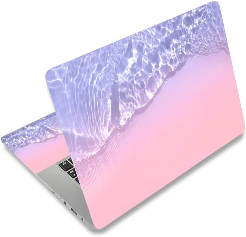 DINKY Laptop Skin Sticker Decal, 12" 13" 13.3" 14" 15" 15.4" 15.6 inch Laptop Universal Reusable Vinyl Skin Stickers Cover Art Decal Notebook PC Personalized Protector-Sea of Haze - Image 1